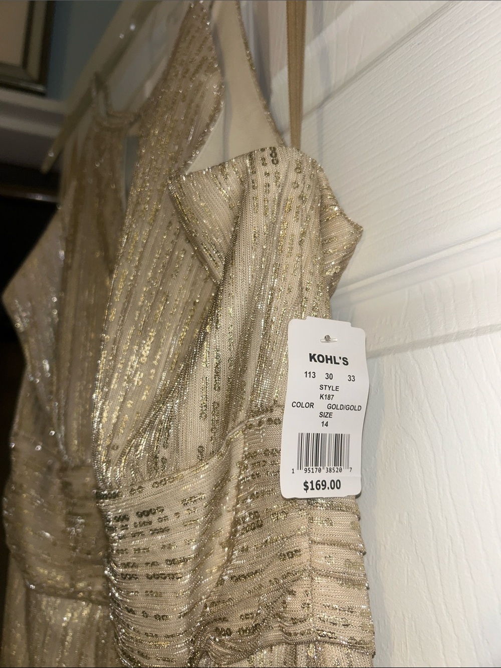 Gold Halter Maxi Dress with Keyhole Neckline